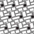 Quadrilaterals seamless pattern.