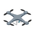 Quadrocopter icon, isometric 3d style