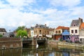 Quai Belu, Saint Leu Quarter in Amiens, France