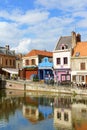 Quai Belu, Saint Leu Quarter in Amiens, France