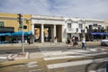 Quai des Etats-Unis and arcade in Nice, France Royalty Free Stock Photo