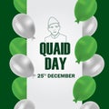 Quaid Day 25th December Celebration Social Media Post.