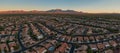 Quail Creek residential neighborhood in Sahuarita, aerial Royalty Free Stock Photo