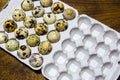 Quail eggs from the home farm. Ecological product..