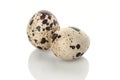 Quail eggs isolated on white background Royalty Free Stock Photo