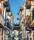 Quaint alley in old town Amalfi Royalty Free Stock Photo