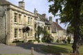 Quaint Cotswold cottages, Burford, Oxfordshire, UK Royalty Free Stock Photo