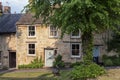 Quaint Cotswold romantic stone cottages on The Hill, in the lovely Burford village, Cotswolds, Oxfordshire