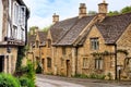 Quaint Cotswolds village of Castle Combe, England Royalty Free Stock Photo