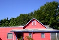 Quaint Cottage in Pink and Blue Royalty Free Stock Photo