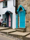 Quaint Cottages  - Robin Hoods Bay - England Royalty Free Stock Photo