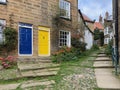 Quaint Cottages  - Robin Hoods Bay - England Royalty Free Stock Photo