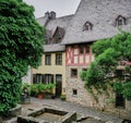 Quaint Medieval Village Street in Limburg, Germany