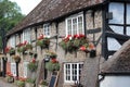 Quaint Old British Pub in Summer, England. Royalty Free Stock Photo