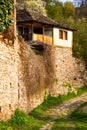 Quaint old house in Leshten village in Bulgaria Royalty Free Stock Photo