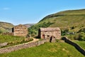 Quaint old stone barns Royalty Free Stock Photo