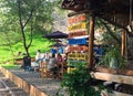 Quaint Outdoor Cafe in Cuenca, Ecuador