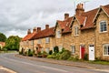 Quaint row of English village houses