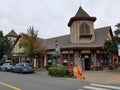 Quaint shops of Town of Qualicum Beach on Vancouver Island