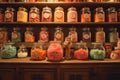 Quaint Store vintage candies. Generate Ai Royalty Free Stock Photo