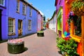 Vibrant colorful buildings in the Old Town of Kinsale, Cork, Ireland