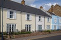 Quaint terrace houses in Hythe, kent, UK Royalty Free Stock Photo