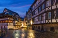 Quaint timbered houses of Petite France in Strasbourg, France. F Royalty Free Stock Photo