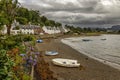 View of Plockton with Loch Carron, Highlands, Scotland, United Kingdom