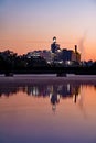 Quaker Oats Building At Sunrise On The Otonabee River In Peterborough, Ontario