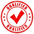 Qualified rubber stamp