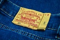 Levi Strauss 501 label