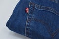 Levi Strauss 501 label Royalty Free Stock Photo