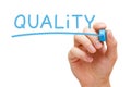 Quality Blue Marker Royalty Free Stock Photo