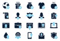 Quality Check Mark Silhouette Icon. Warranty Certificate Glyph Pictogram. Approve Stamp Checkmark Symbol. Good Choice of
