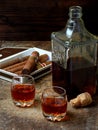 Quality cigars and cognac Royalty Free Stock Photo