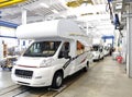 Quality control of finished assembly of motorhomes / camper vans