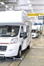 Quality control of finished assembly of motorhomes / camper vans Royalty Free Stock Photo