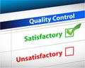 Quality control Results business paperwork Royalty Free Stock Photo