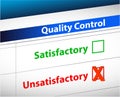 Quality control Results business paperwork Royalty Free Stock Photo