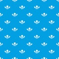 Quality crutches pattern vector seamless blue