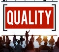 Quality Grade Level Guarantee Value Status Concept Royalty Free Stock Photo