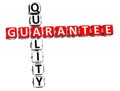 Quality Guarantee Crossword Royalty Free Stock Photo