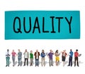 Quality Guarantee Value Grade Satisfaction Concept Royalty Free Stock Photo