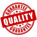 Quality guarantee vector sign Royalty Free Stock Photo