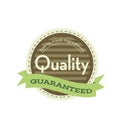 quality guaranteed label. Vector illustration decorative design