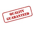 Quality Guaranteed Rubber Stamp Vector Royalty Free Stock Photo