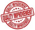 Quality improvement red stamp