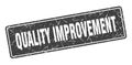 quality improvement sign. quality improvement grunge stamp.