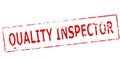 Stamp with text Quality inspector Royalty Free Stock Photo