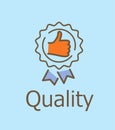 Quality line icon
